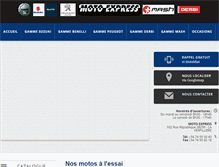 Tablet Screenshot of motos-express.fr